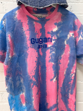 Load image into Gallery viewer, Gugani Tie Dye Red White and Blue Tee
