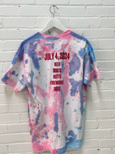 Load image into Gallery viewer, Gugani Tie Dye Red White and Blue Tee
